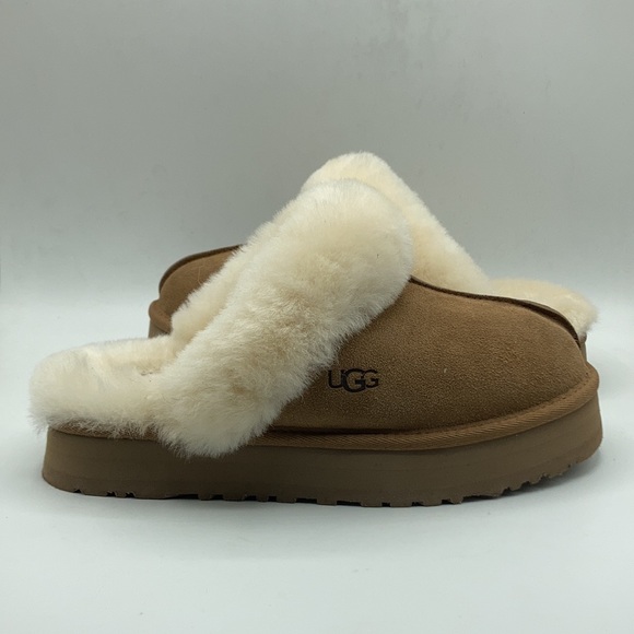 UGG Shoes Ugg Womens Disquette Sheepskin Chestnut Slippers Poshmark